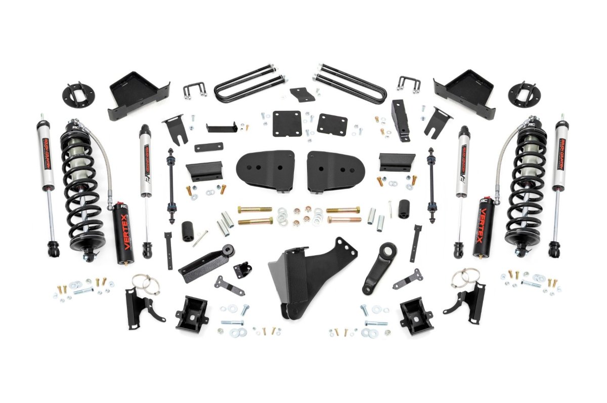 Ford F-350 Super Duty Suspension Lift Kit - Front - Rough Country - 4.5 Inch Lift | C/O V2 - '23-'25